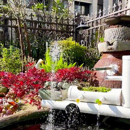 Garden Oasis Solar Fountain