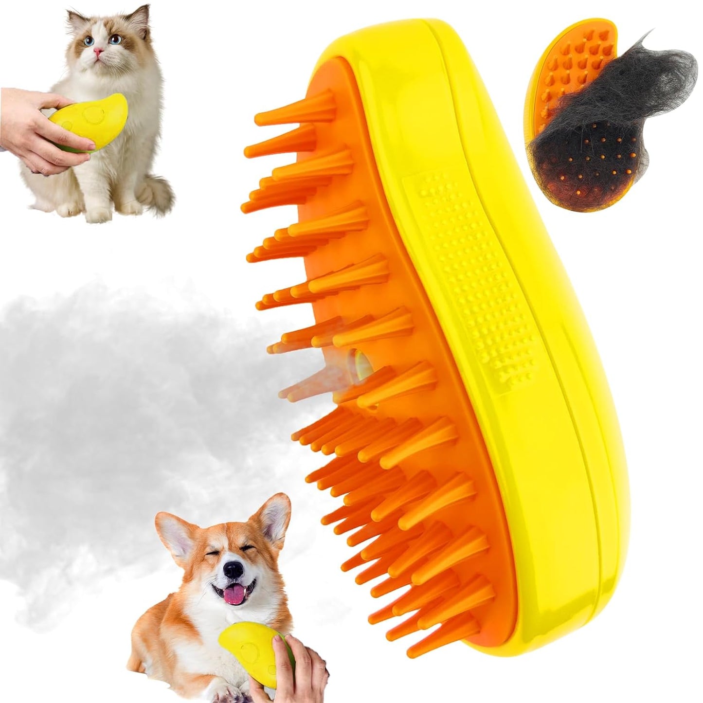 Cepillo nebulizador para mascotas 